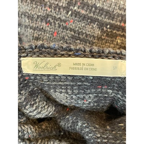 Woolrich Womens Pullover Sweater Mini Dress Turtleneck Sleeveless Blue Size S - Picture 7 of 9